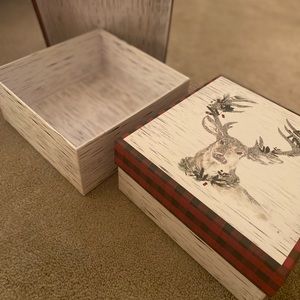 Two Christmas Gift Boxes